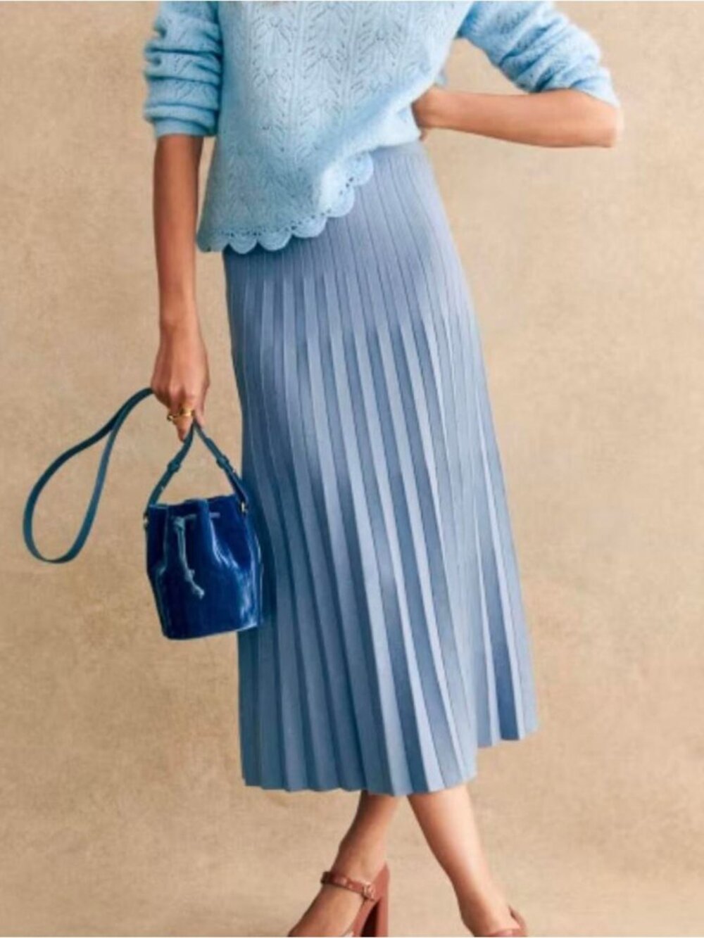 Sézane Knit Maxi/ Midi Skirt small